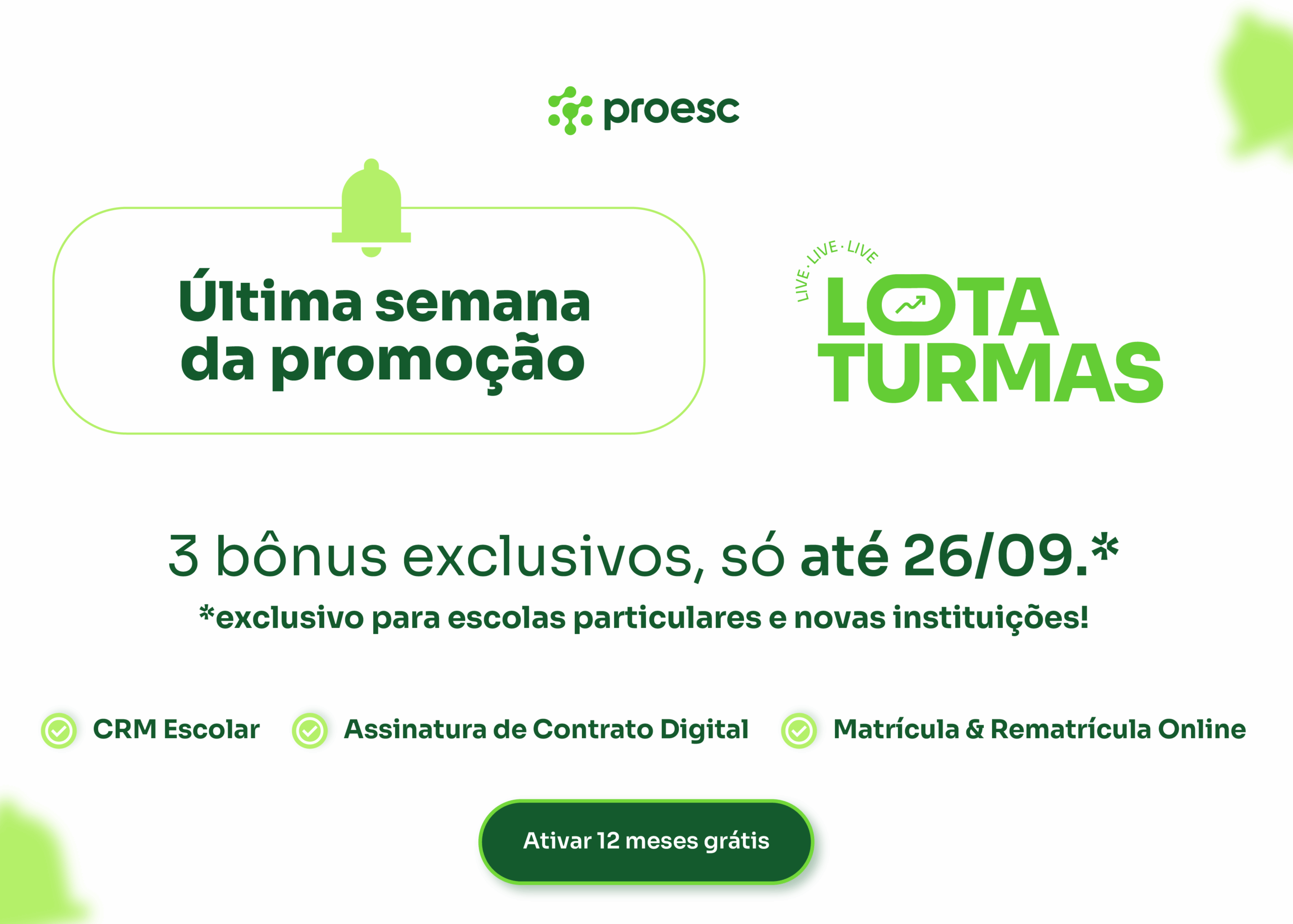 Banner pós evento com cta embutido